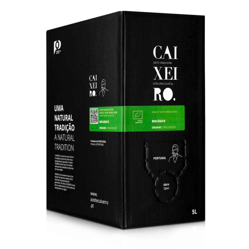 Biologische Extra Vierge Olijfolie Caixeiro | 5 liter BIB | Portugal - TheOliveLabel.shop
