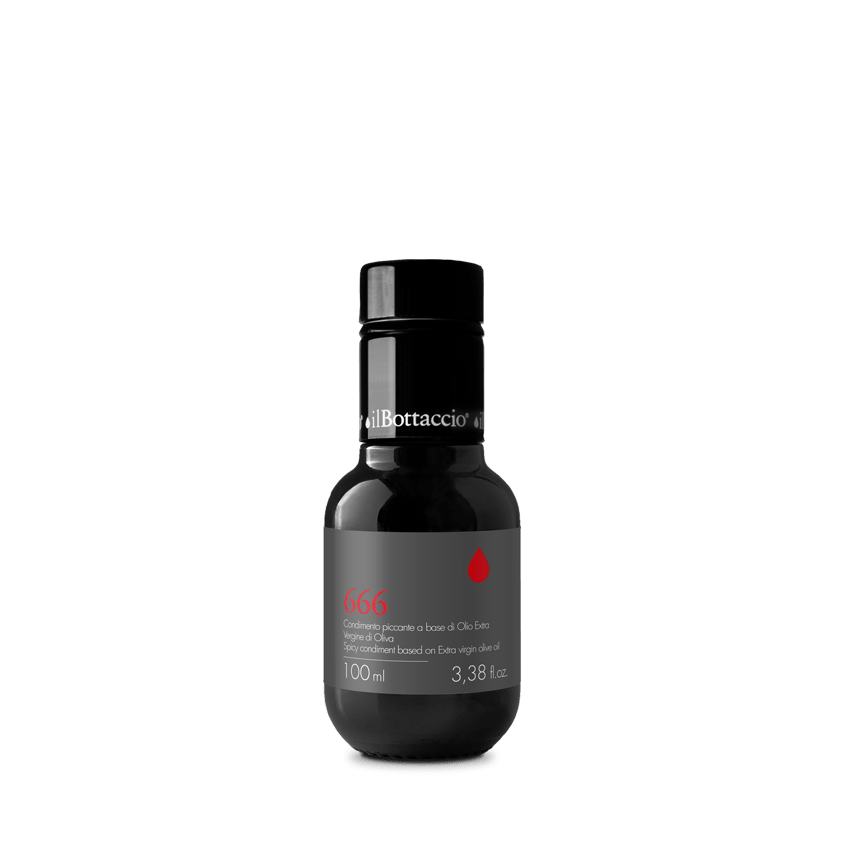 Il Bottaccio 666 pittige olijfolie met chili Toscane - TheOliveLabel.shop