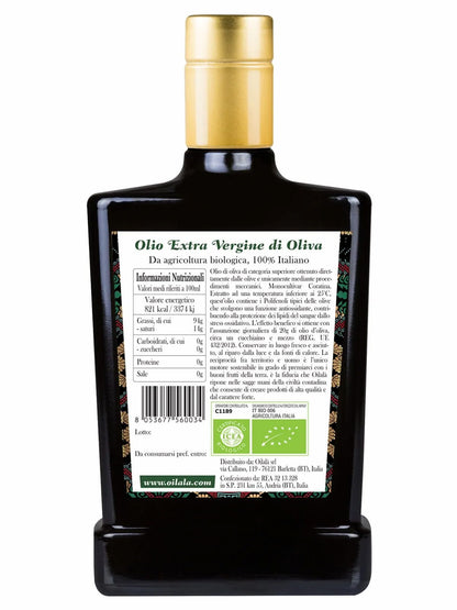 Biologische Extra Vierge Olijfolie Gezondheidsclaim 500 ml Italië - TheOliveLabel.shop