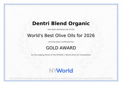 Biologische Extra Vierge Olijfolie Gezondheidsclaim 500ml Blend Griekenland - TheOliveLabel.shop