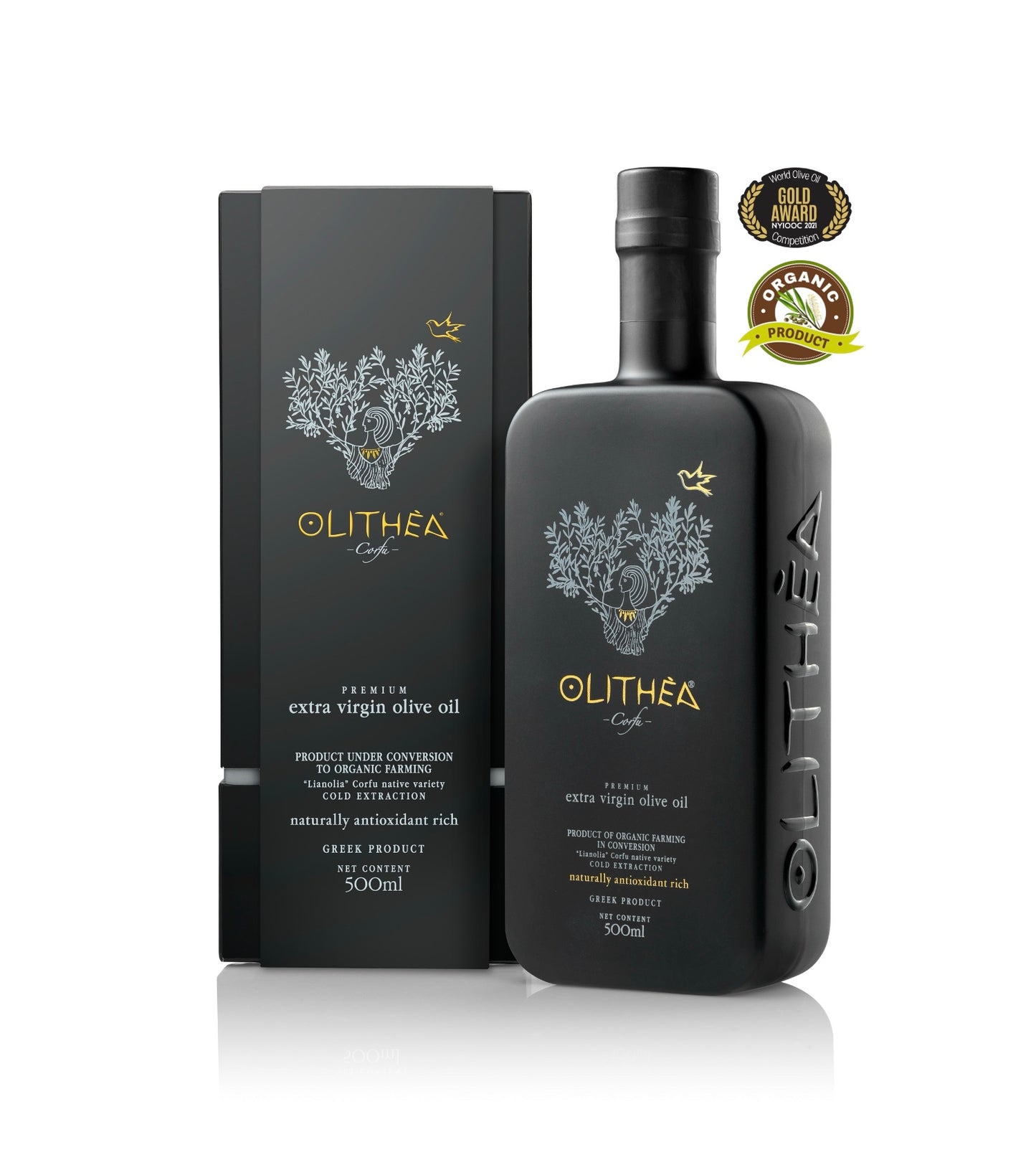 Olithea Extra Vierge Olijfolie uit Corfu – Biologisch & Gezondheidsclaim - TheOliveLabel.shop