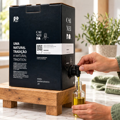Extra Vierge Olijfolie Caixeiro Origins | 5 liter BIB | Portugal - TheOliveLabel.shop
