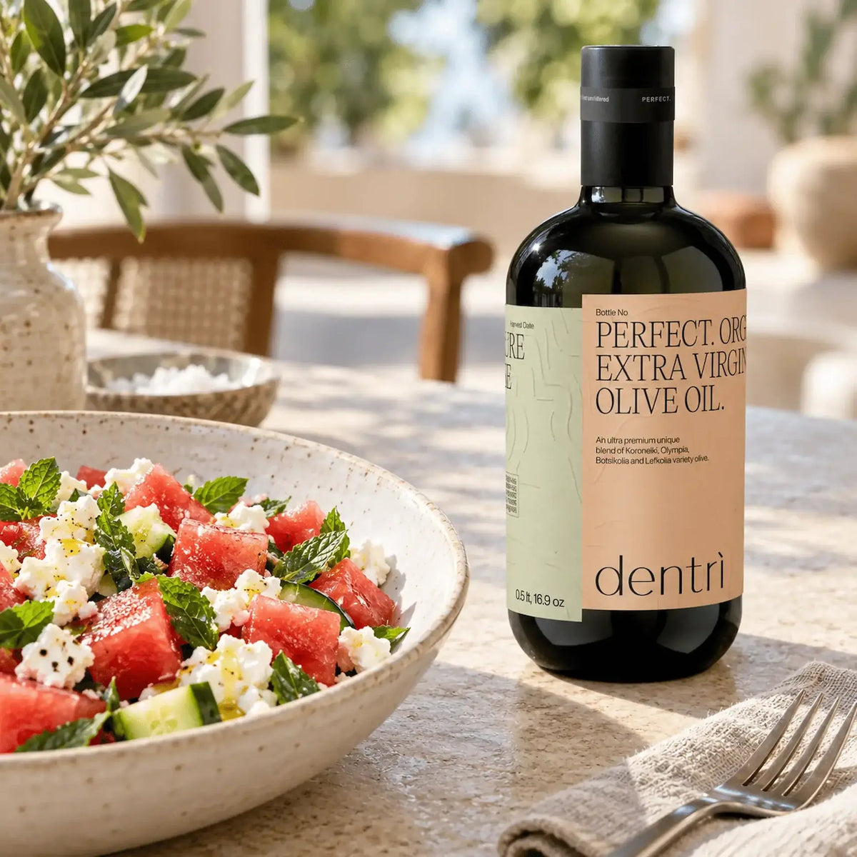 Biologische Extra Vierge Olijfolie Gezondheidsclaim 500ml Blend Griekenland - TheOliveLabel.shop