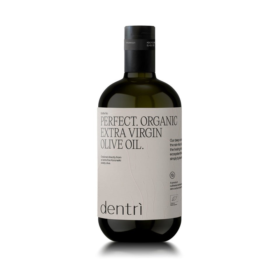 Dentri Koroneiki biologische extra vierge olijfolie uit Griekenland, 500 ml met EU-gezondheidsclaim