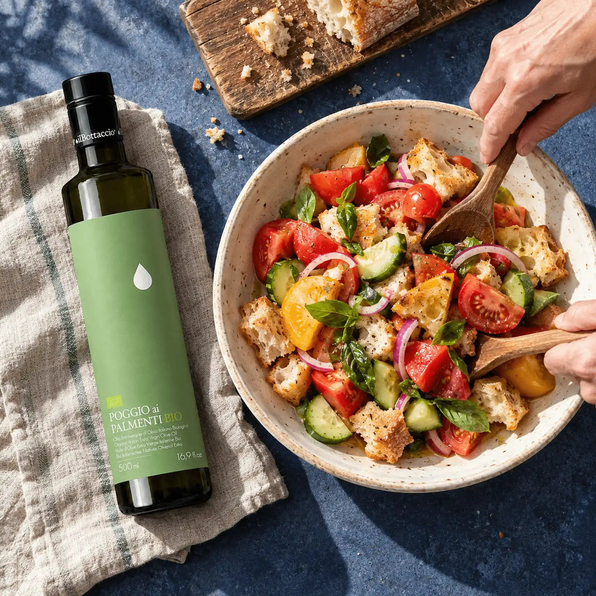 Biologische Extra Vierge Olijfolie 500ml Poggio Ai Palmenti - TheOliveLabel.shop