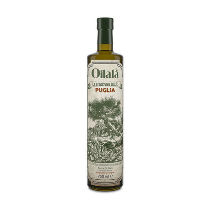 Biologische Extra Vierge Olijfolie Oilala Traditioneel | 750 ml | Puglia - TheOliveLabel.shop