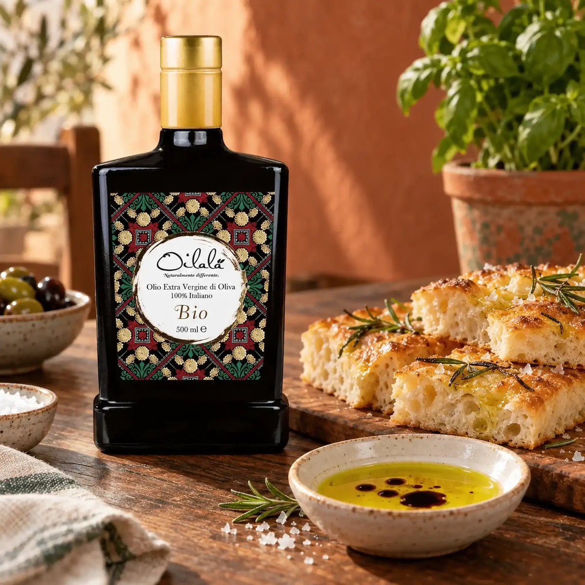 Biologische Extra Vierge Olijfolie Gezondheidsclaim 500 ml Italië - TheOliveLabel.shop