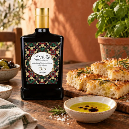 Biologische Extra Vierge Olijfolie Gezondheidsclaim 500 ml Italië - TheOliveLabel.shop