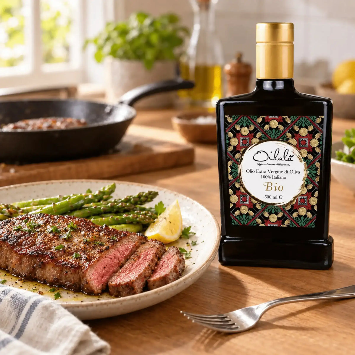 Biologische Extra Vierge Olijfolie Gezondheidsclaim 500 ml Italië - TheOliveLabel.shop