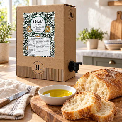 Oilalà Italiano 3 liter bag-in-box extra vierge olijfolie uit Italië - TheOliveLabel.shop