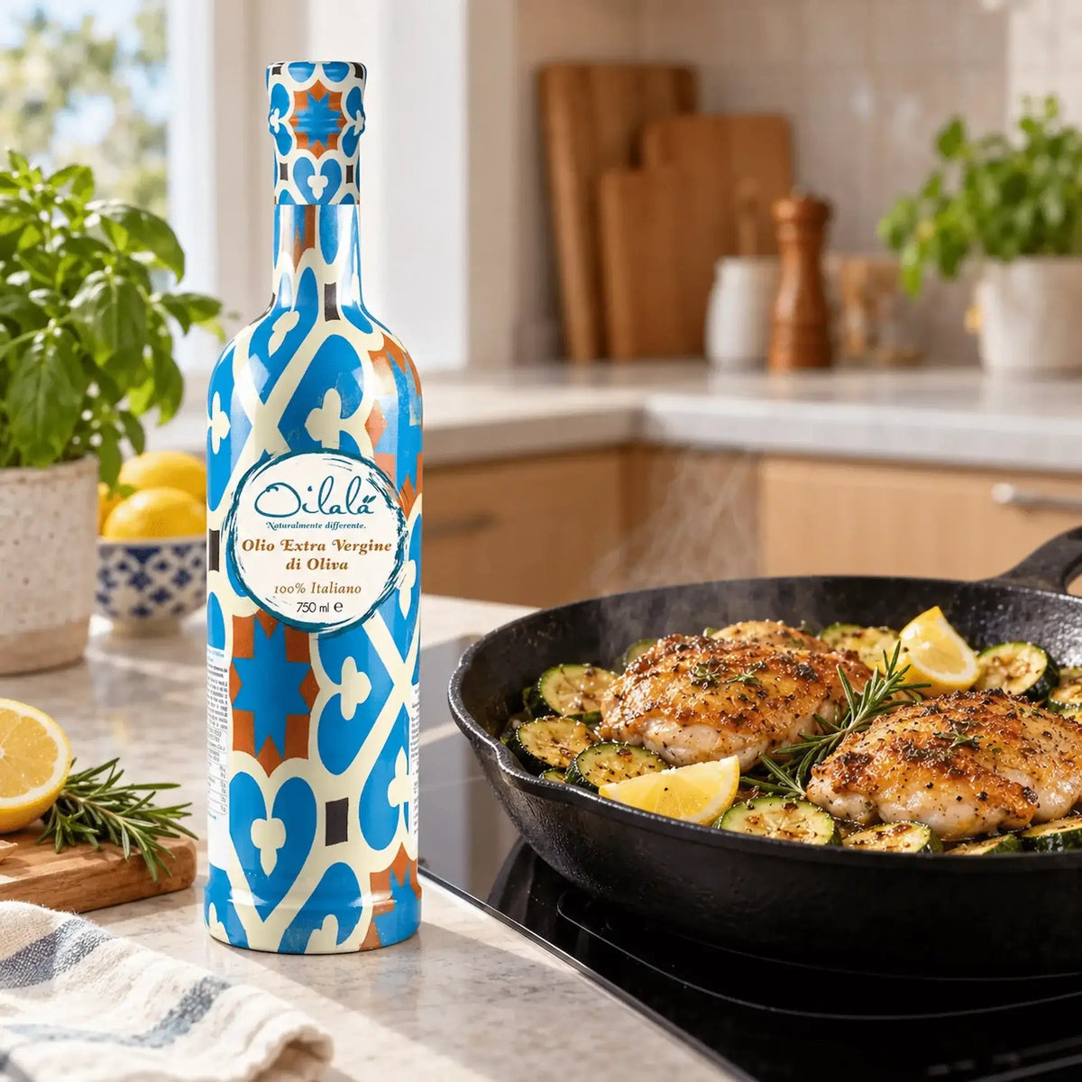 Oilalà Italiano 750 ml extra vierge olijfolie uit Italië - TheOliveLabel.shop