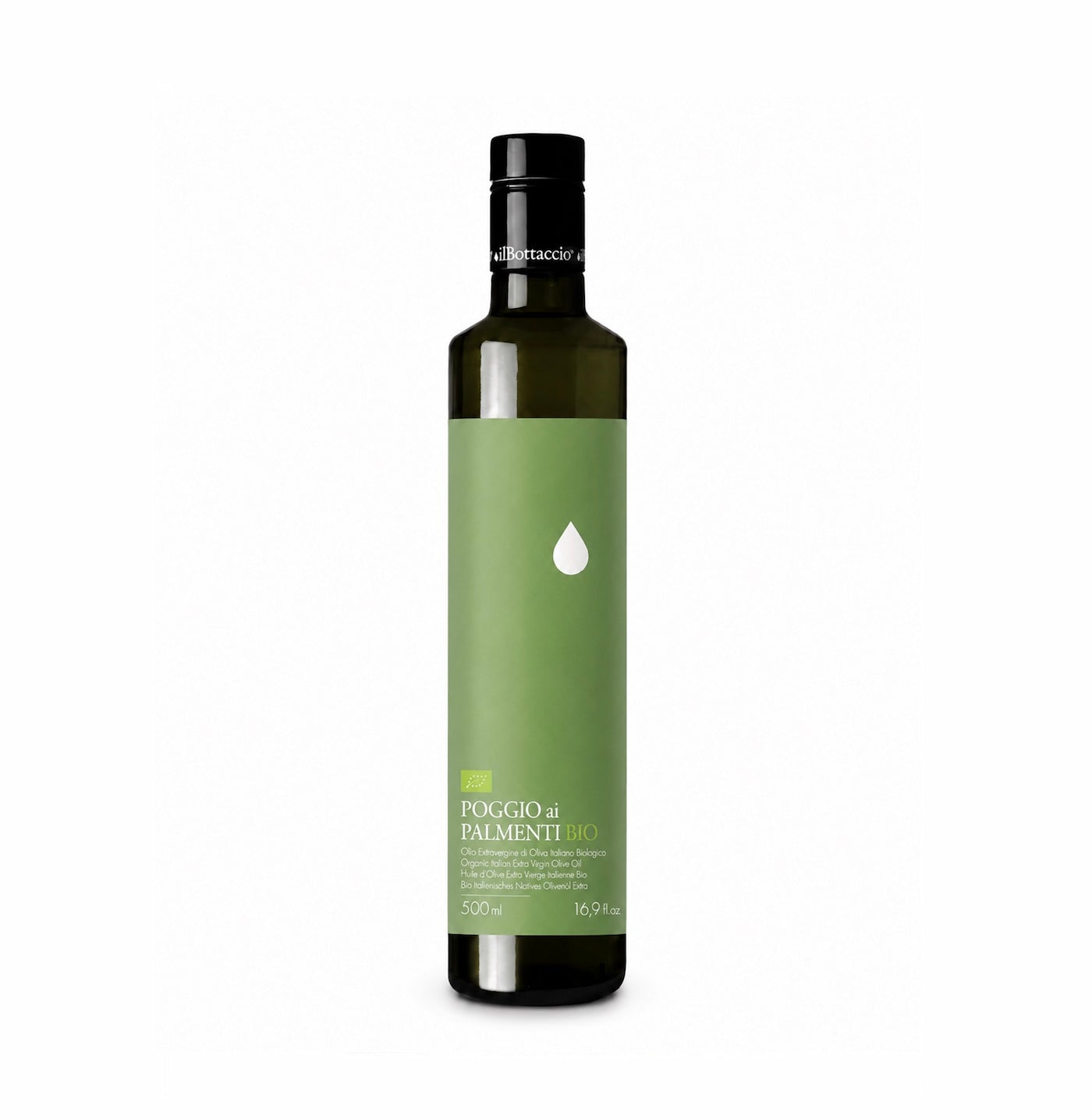 Biologische Extra Vierge Olijfolie 500ml Poggio Ai Palmenti - TheOliveLabel.shop